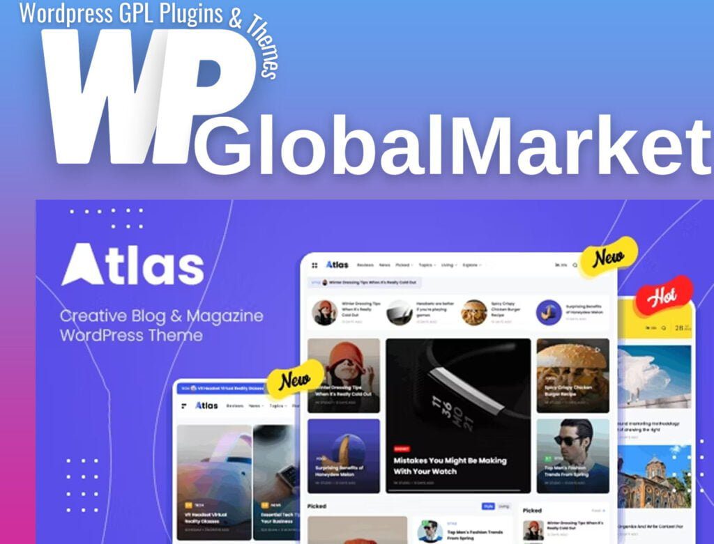ATLAS – Creative Blog & News WordPress Theme