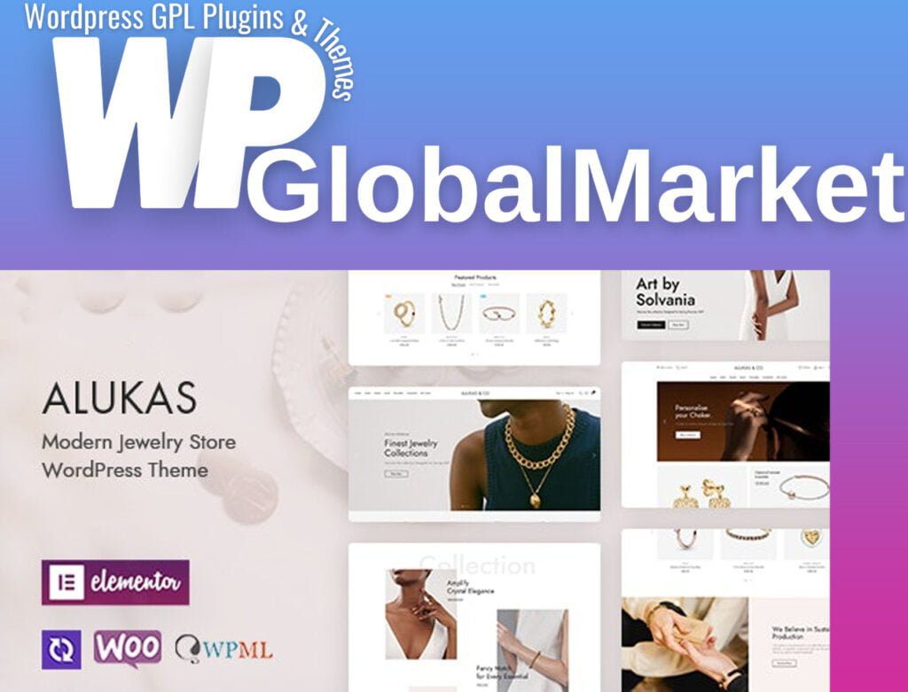 Alukas – Modern Jewelry Store WordPress Theme