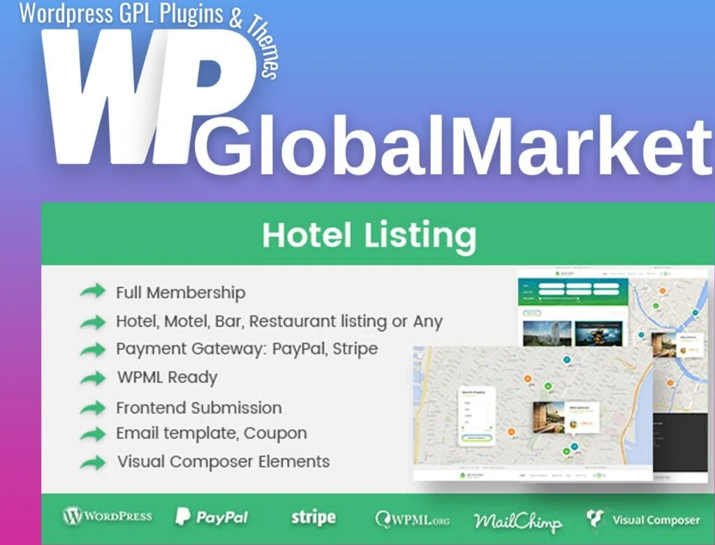 Hotel listing wordpress plugin