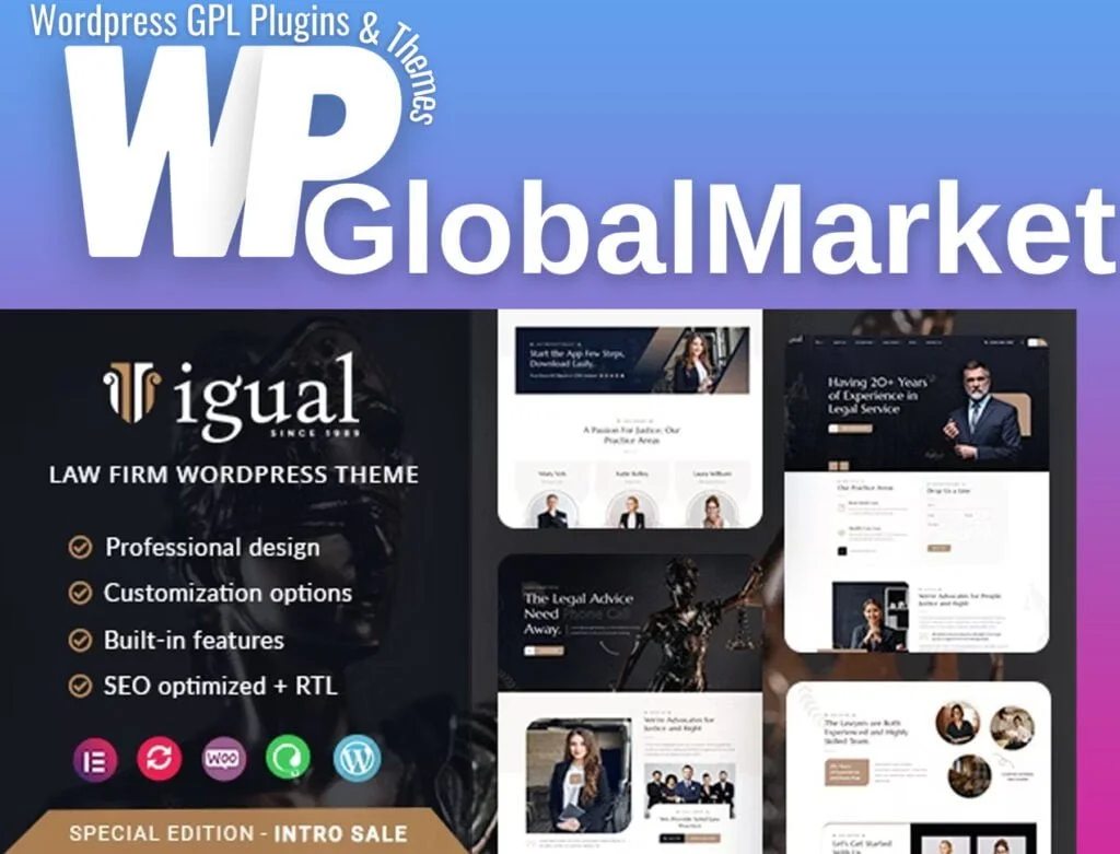 Igual - law firm wordpress theme