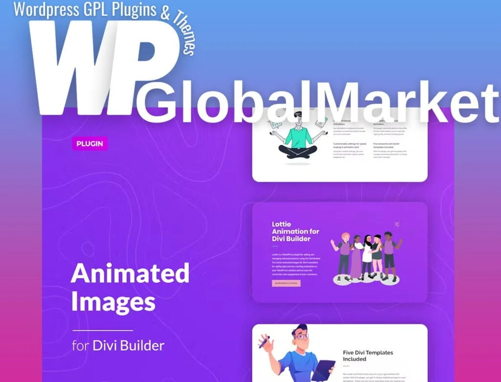 Lottie animated images for divi builder