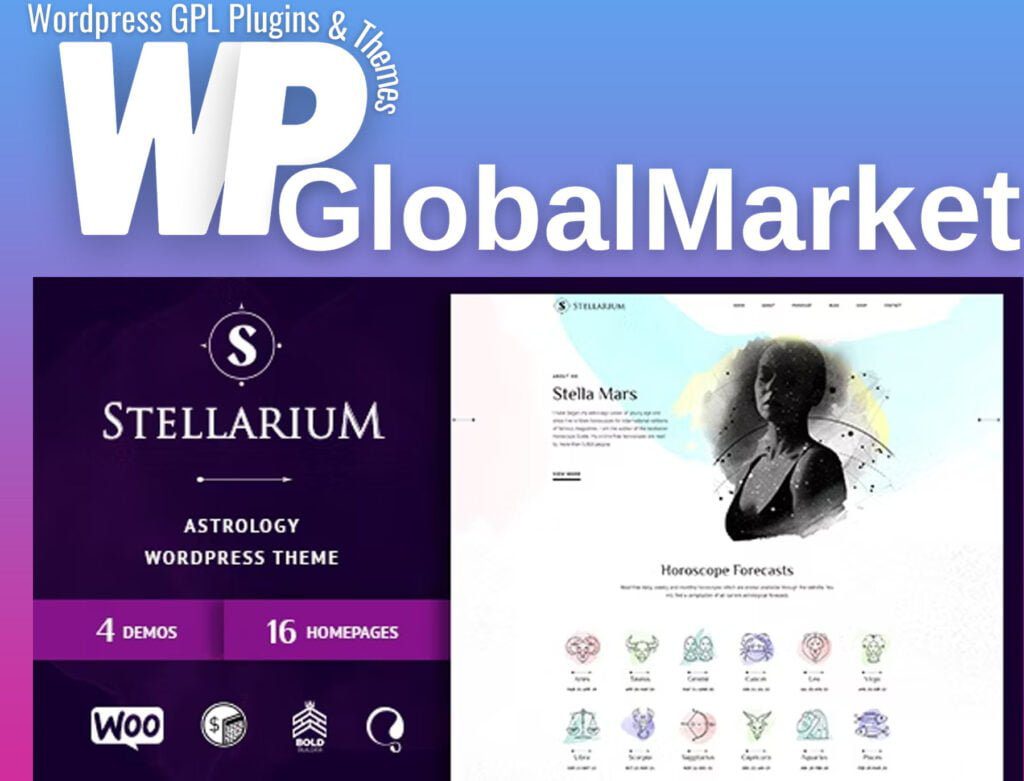 Stellarium – Horoscope and Astrology WordPress Theme