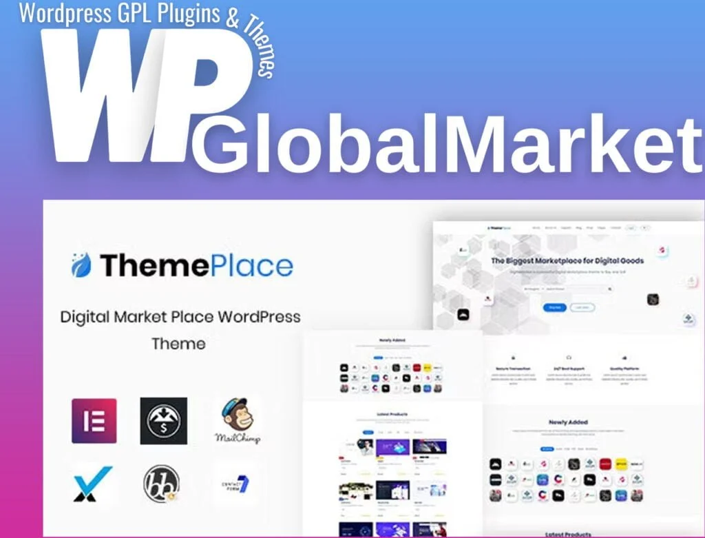 Themeplace – marketplace wordpress theme