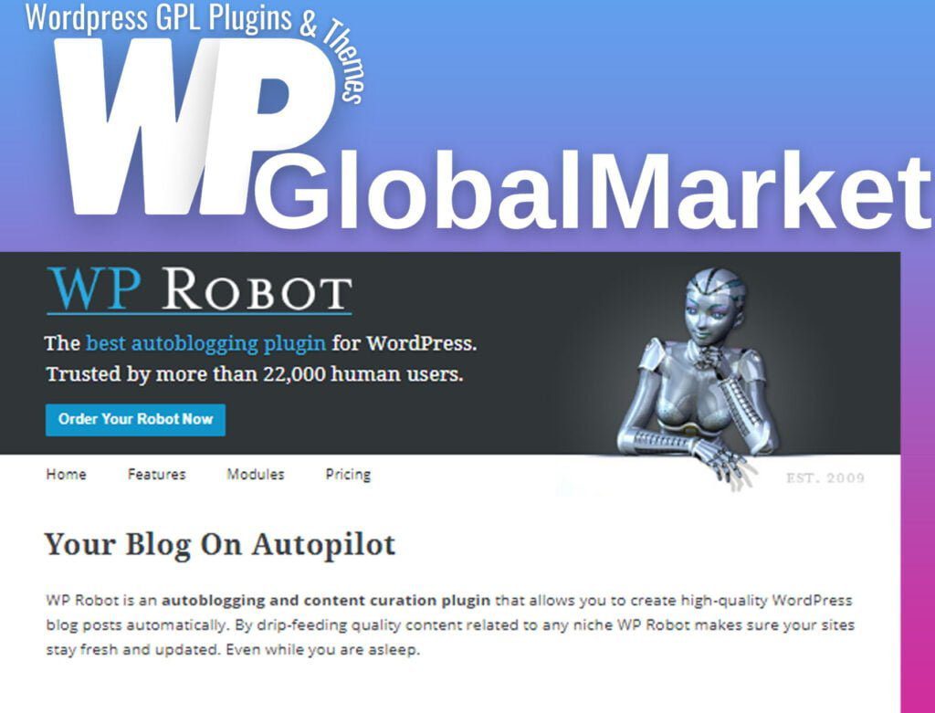 WP Robot – The Best WordPress Autoblogging Plugin