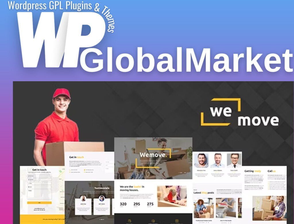 WeMove – Home Moving and Logistic WordPress Theme