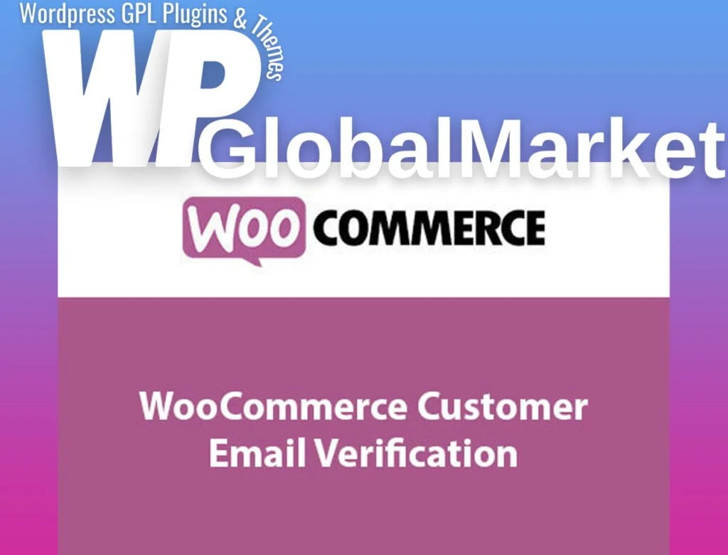 Woocommerce customer email verification