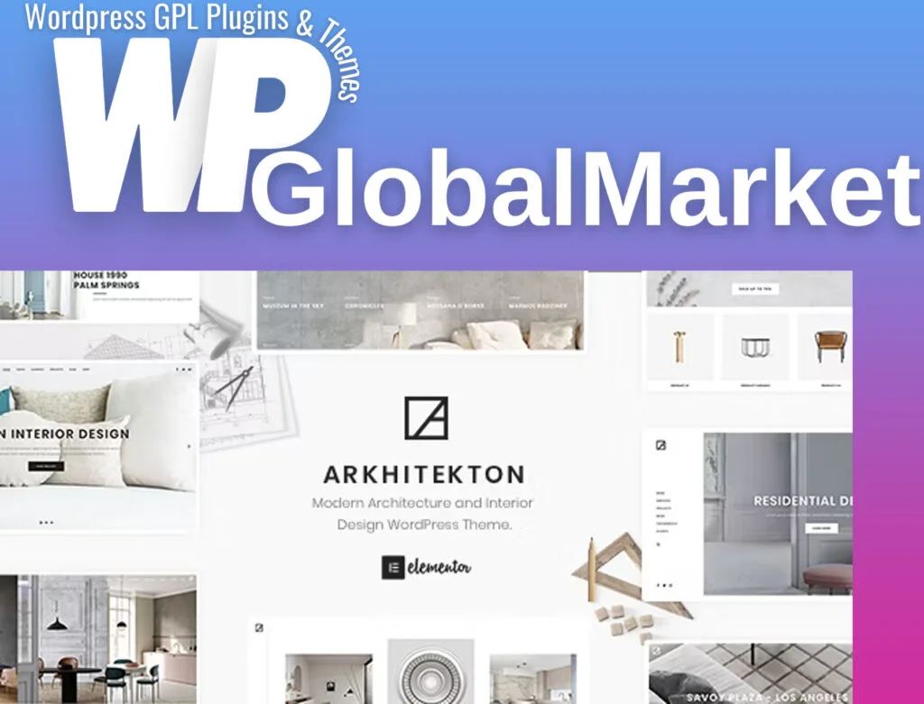 Arkhitekton - modern architecture and interior design wordpress theme