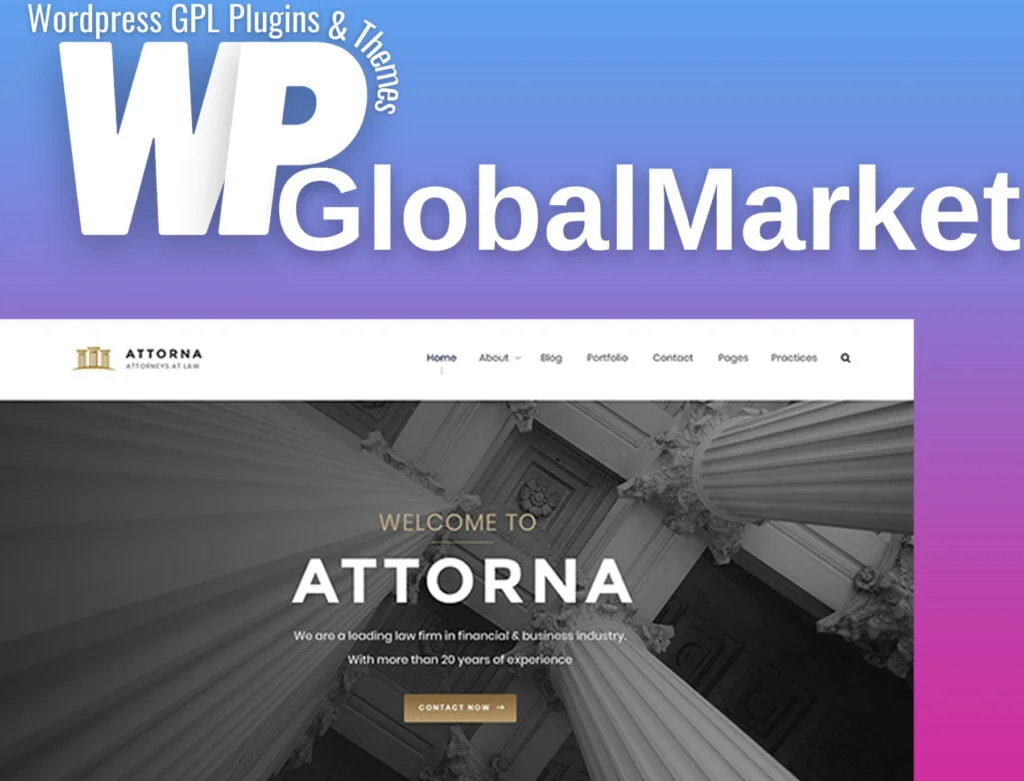 Attorney - lawyer, law firm wordpress theme