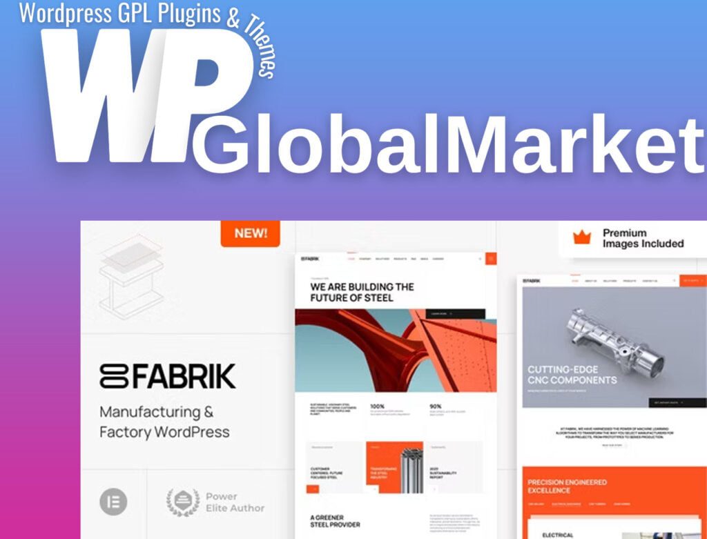 Fabrik  – Manufacturing & Factory WordPress – WordPress Theme
