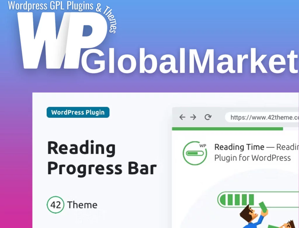 Reading time — reading progress bar for wordpress