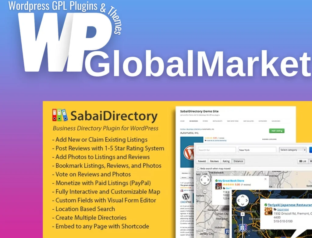 Sabai directory for wordpress