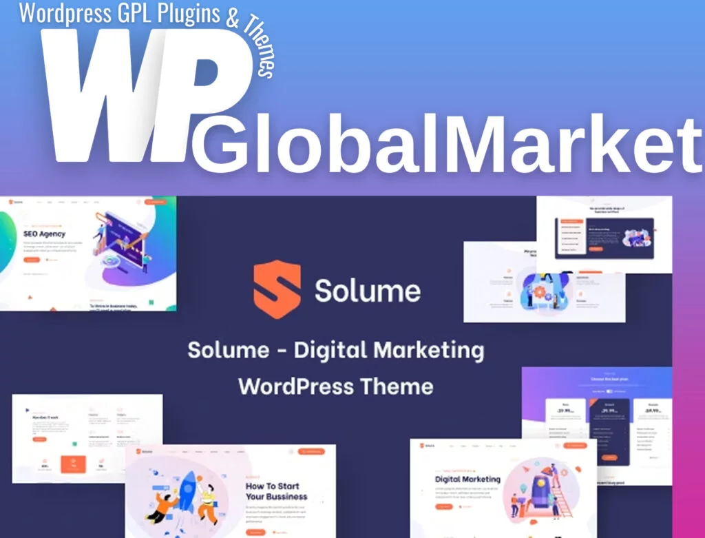 Solume - digital marketing wordpress theme