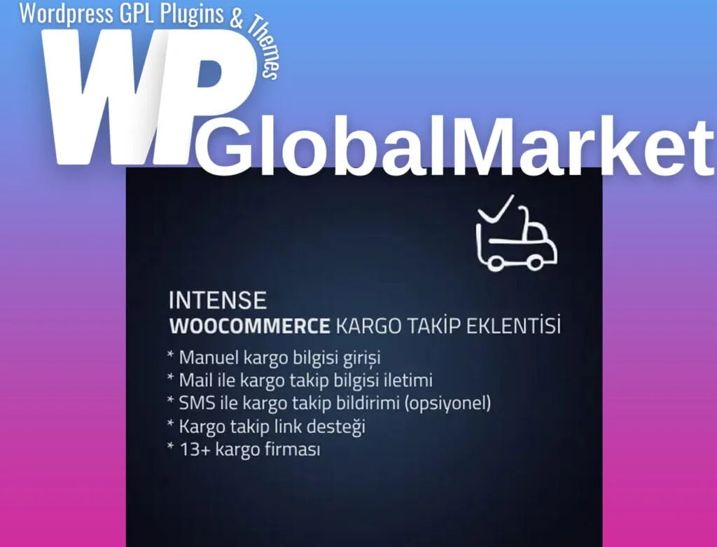 Woocommerce cargo tracking module for turkey by intense