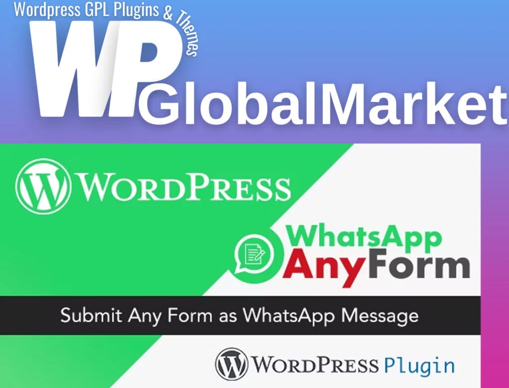 Wordpress whatsapp anyform plugin - submit any form as whatsapp message - wordpress plugin