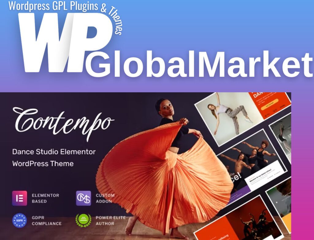 Contempo  - dance school wordpress theme