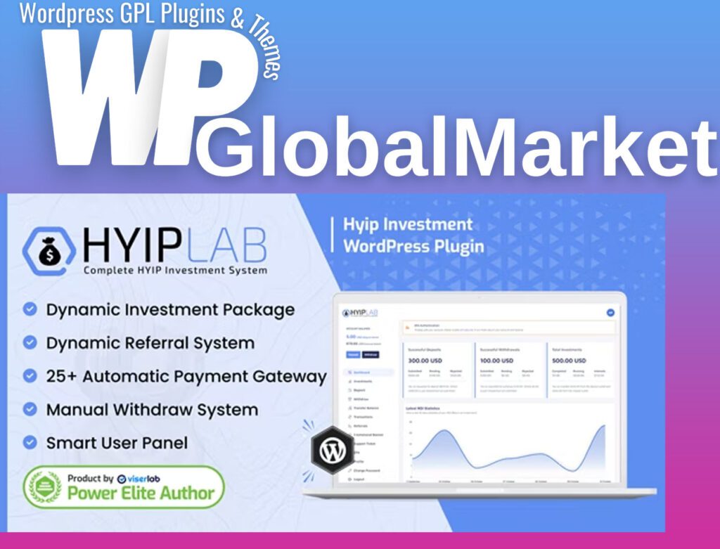 Hyiplab - hyip investment wordpress plugin