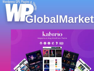 Katerio - magazine & blog wordpress theme