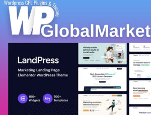 Landpress - marketing landing page elementor wordpress theme