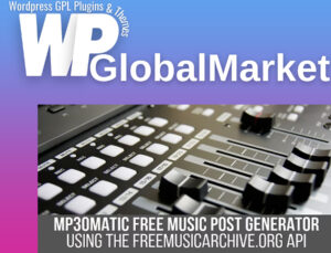 Mp3omatic  - free music automatic post generator plugin for wordpress