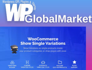 Woocommerce show variations as single products
