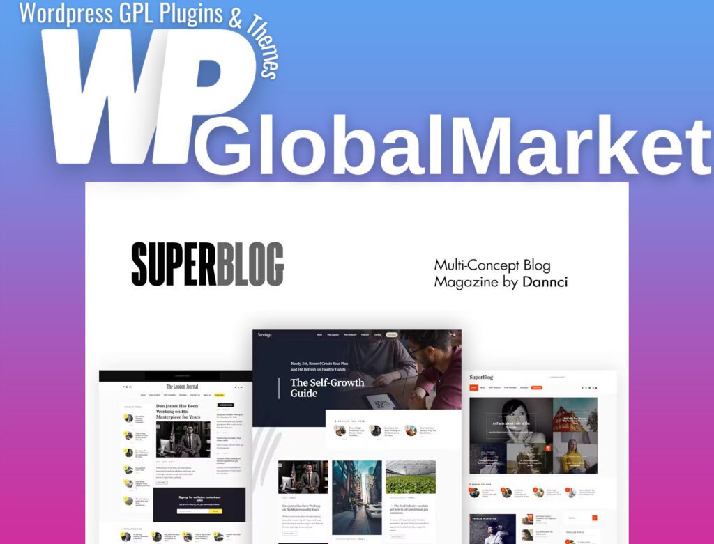 Superblog – powerful blog and magazine theme