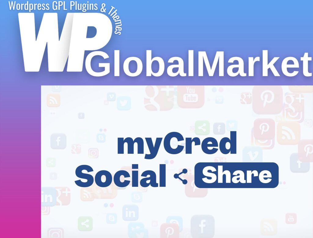 Mycred social share