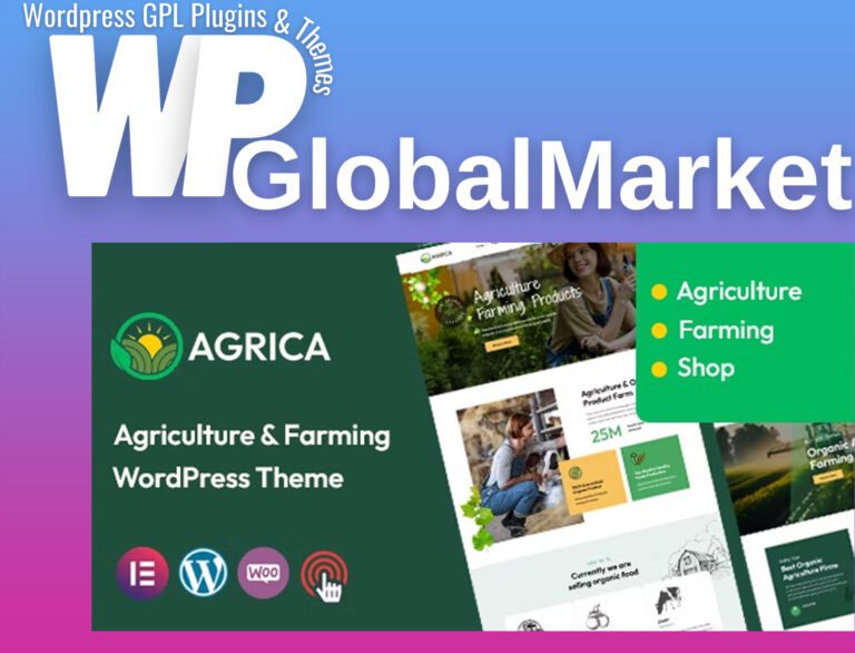 Agrica – agriculture wordpress theme