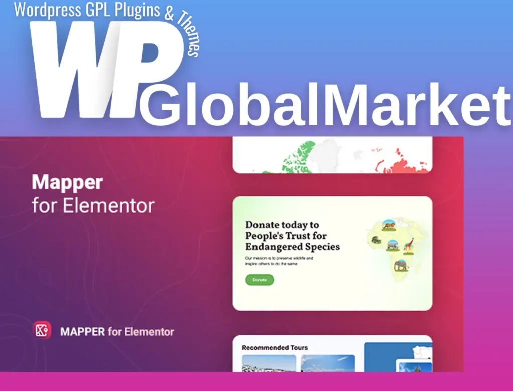 Mapper – interactive world map for elementor