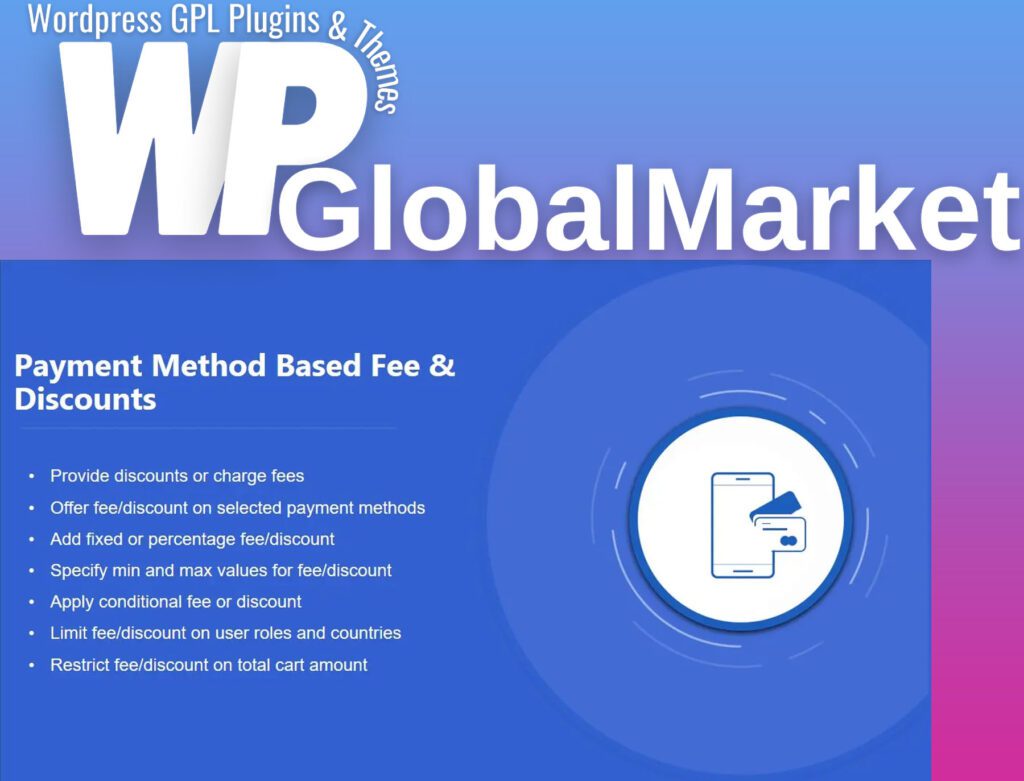 Payment method based fee and discounts