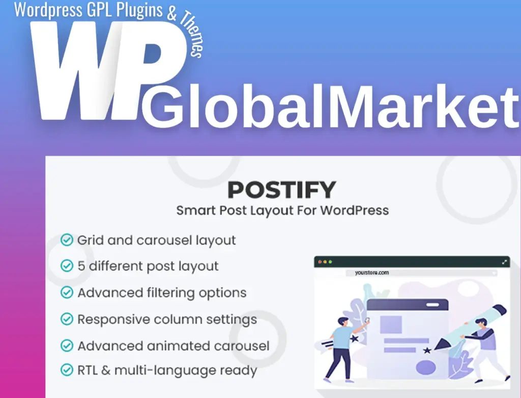 Postify – smart post layout for wordpress