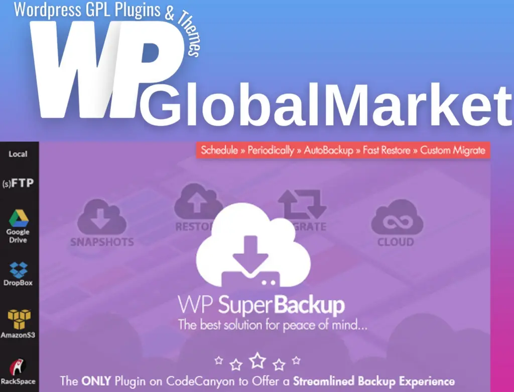 Super backup and clone – migrate for wordpress