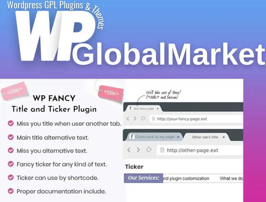 Wp fancy – title and ticker wordpress plugin