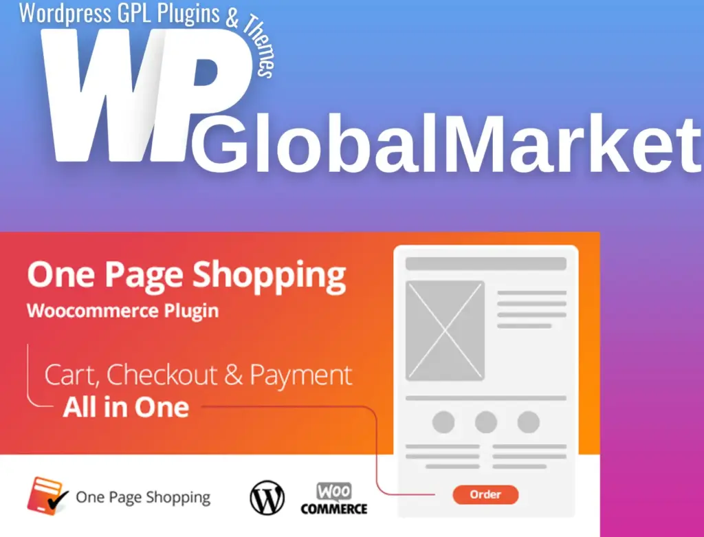 Woocommerce one page shopping