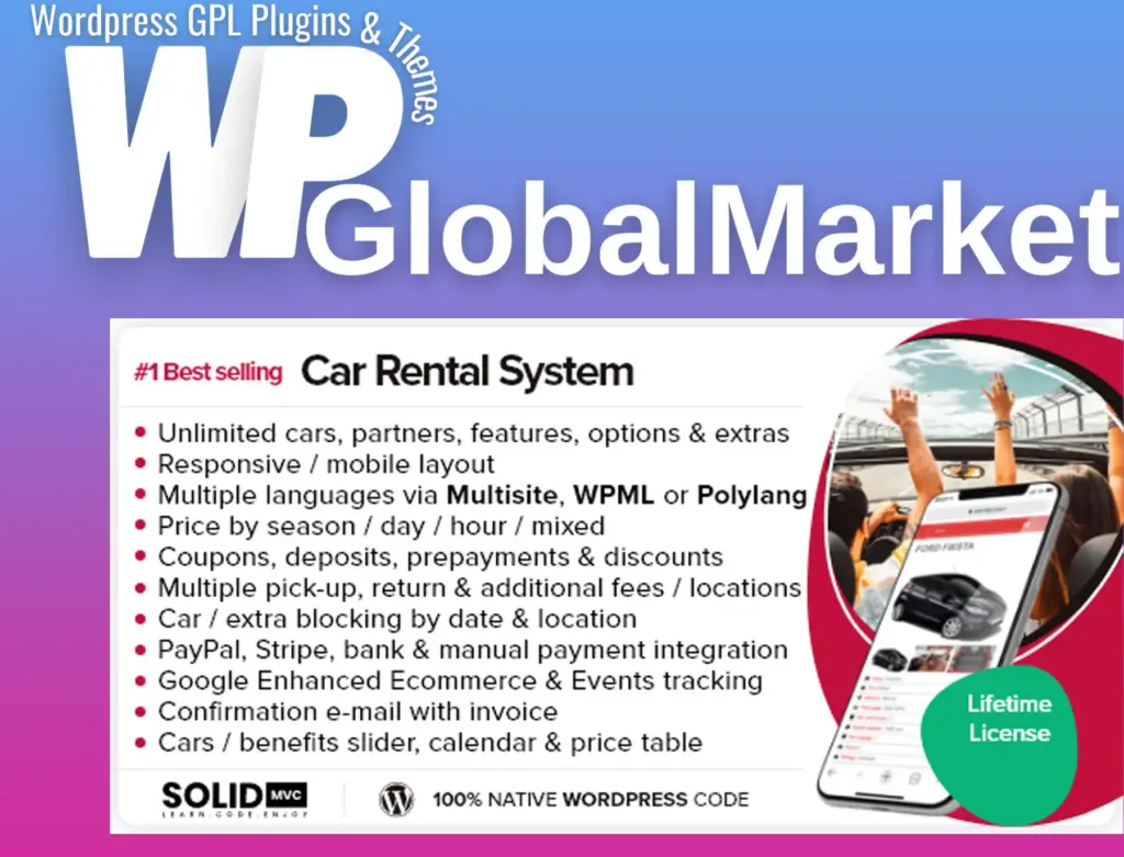 Car rental system plugin