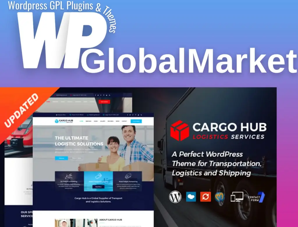 Cargo hub – transportation and logistics wordpress theme