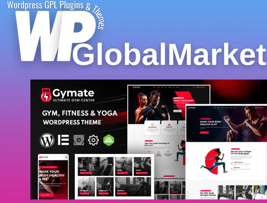 Gymat – fitness and gym wordpress theme