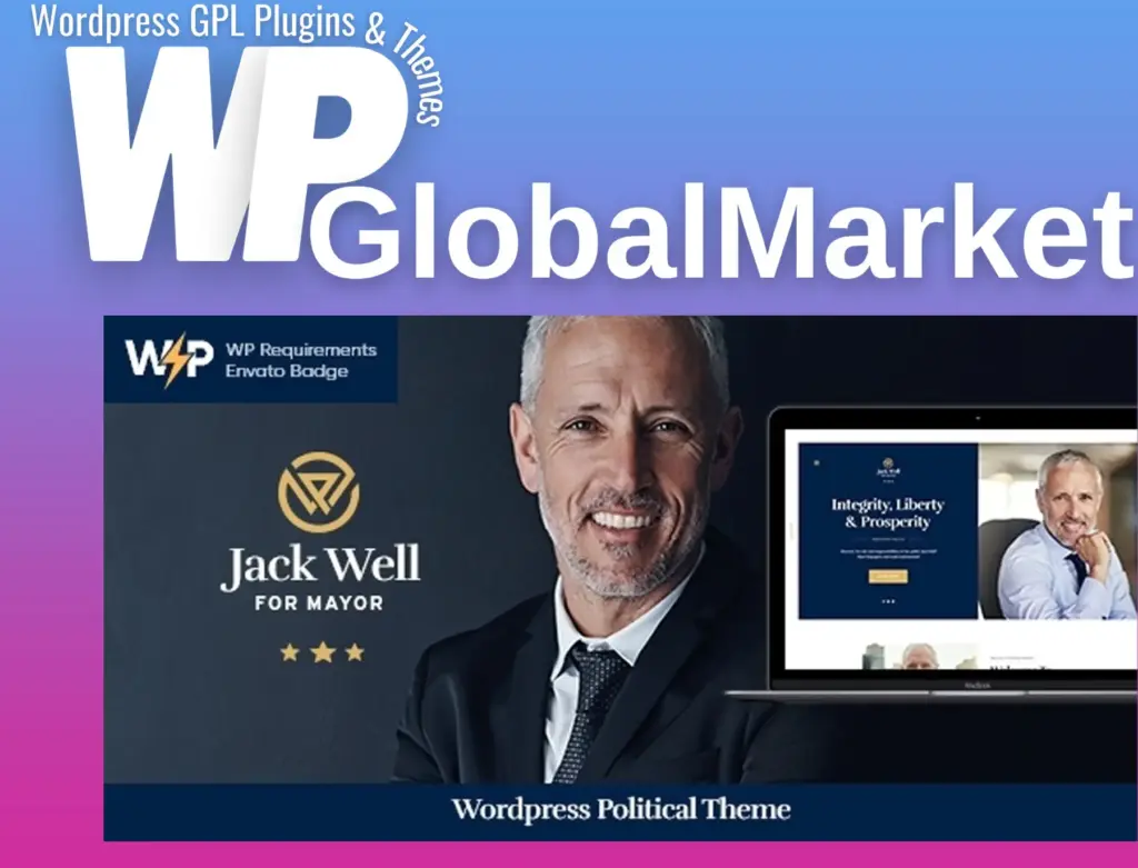 Jack well – elections campaign and political wordpress theme