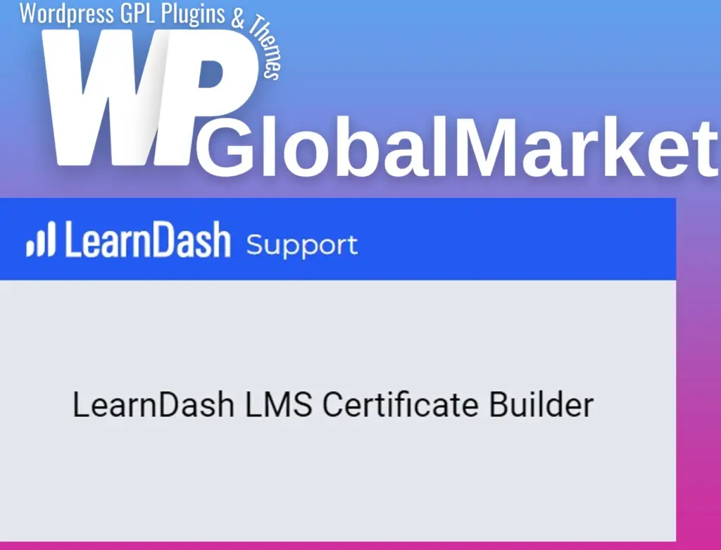 Learndash lms certificate builder