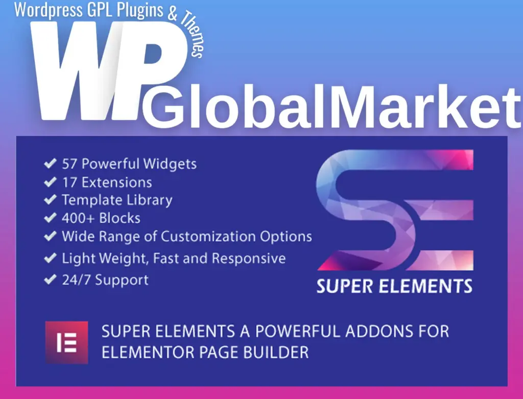 Super elements – addons for elementor