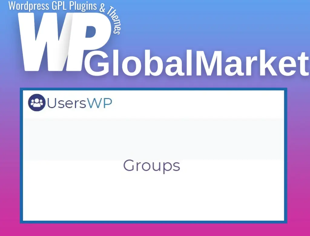 Userswp groups