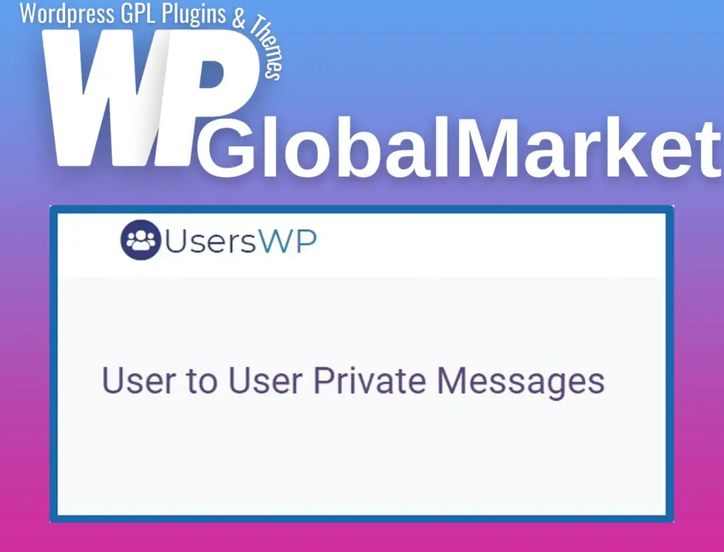 Userswp – private messaging