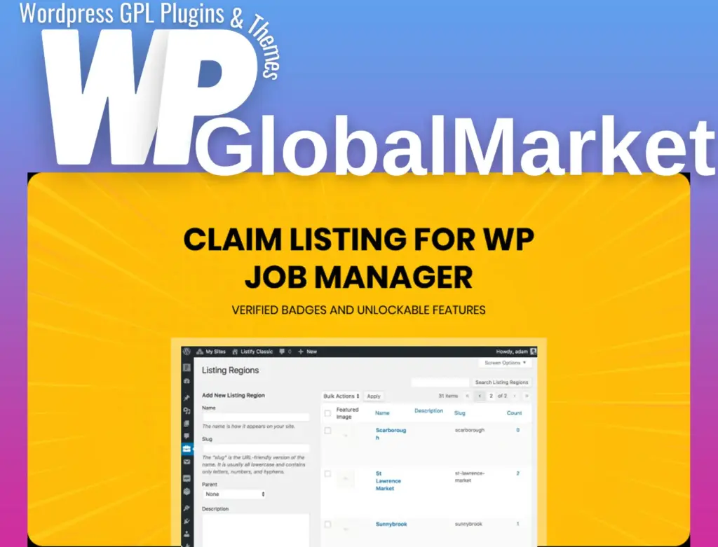 Wp job manager claim listing