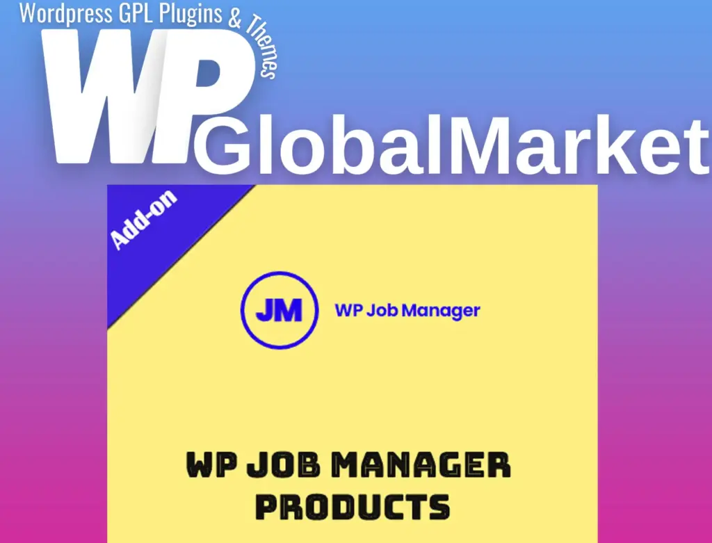 Wp job manager products