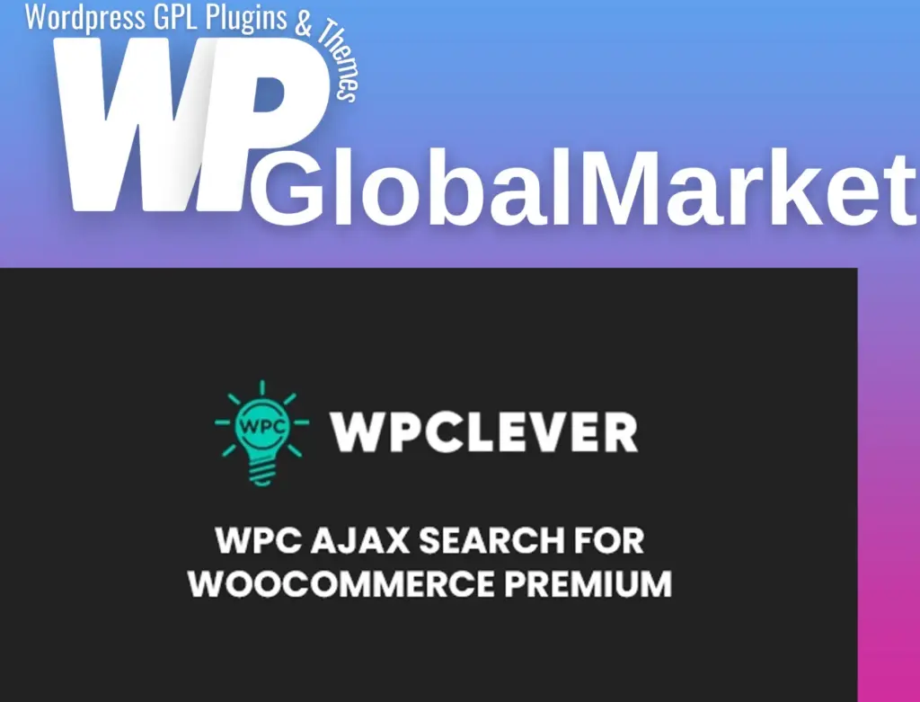 Wpc ajax search for woocommerce