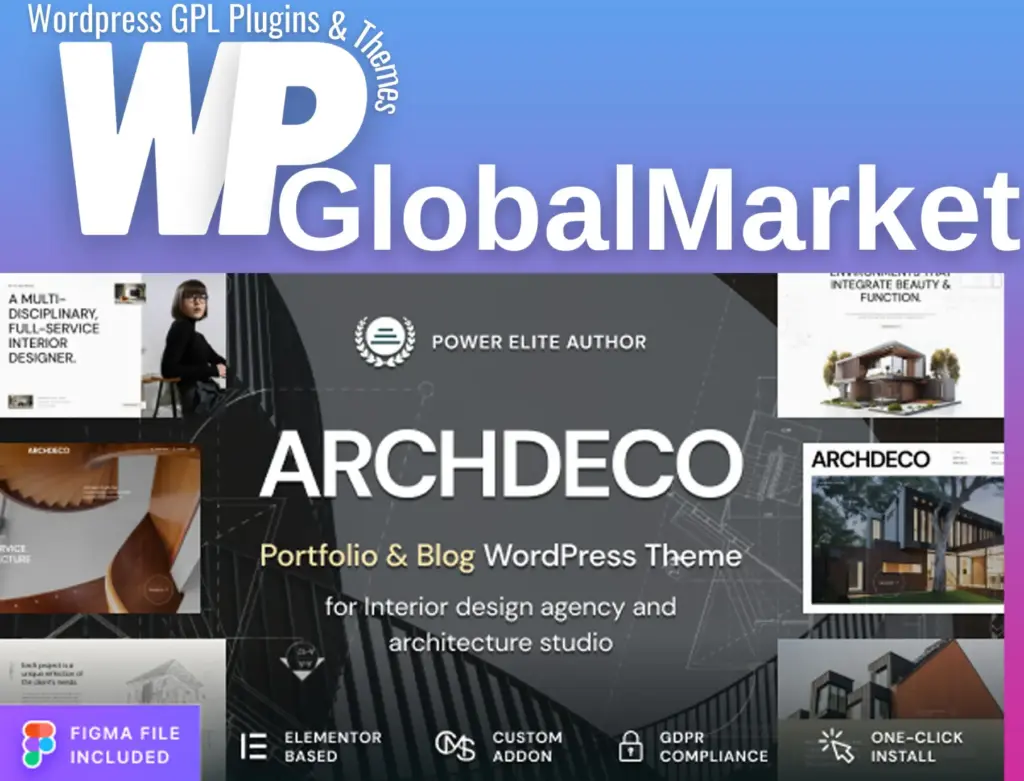 Archdeco – architecture and interior design agency portfolio wordpress theme