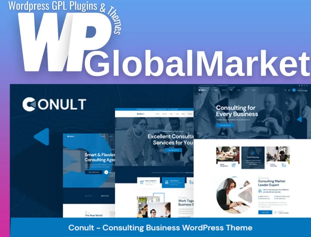 Conult – consulting business wordpress themes