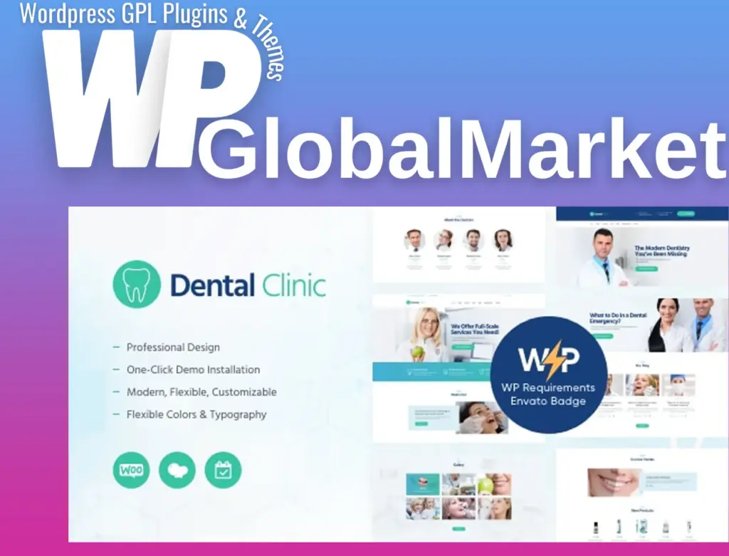 Dental clinic – medicine and healthcare doctor wordpress theme