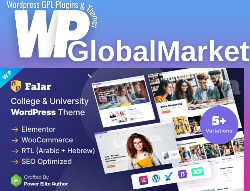 Falar – college university elementor wordpress theme