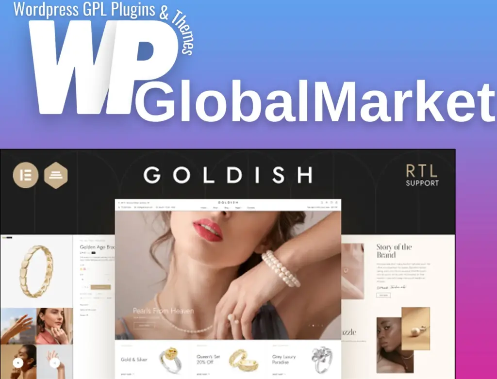 Goldish – jewelry store woocommerce theme