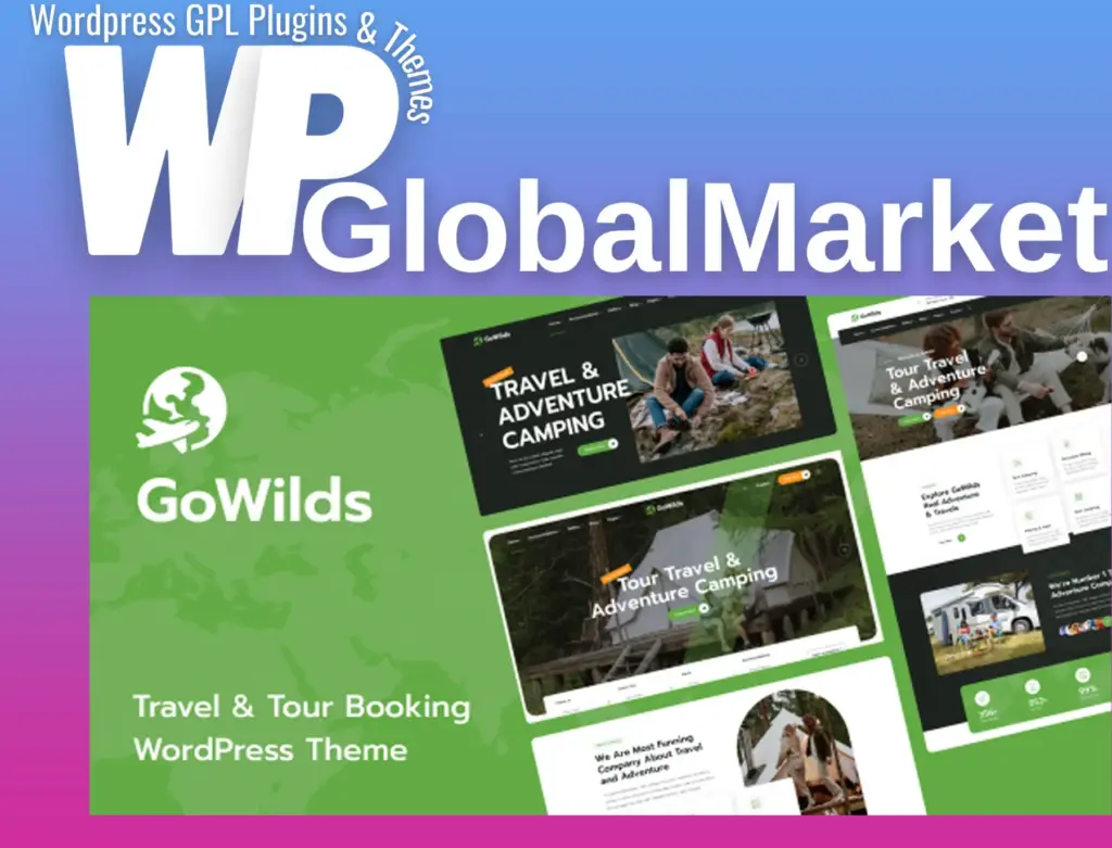 Gowilds – travel and tour booking wordpress theme